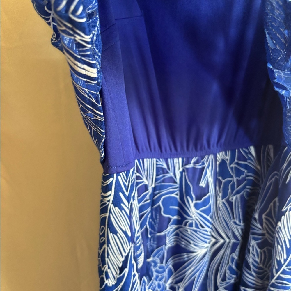 Rabbit Rabbit Designs Blue Floral Dress - Picture 5 of 9